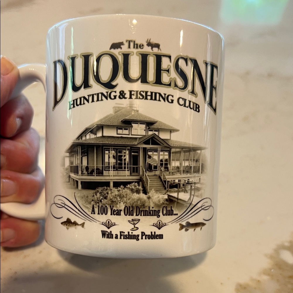 The Duquesne
Hunting & Fishing Club White Coffee Mug - Picture 2 of 4